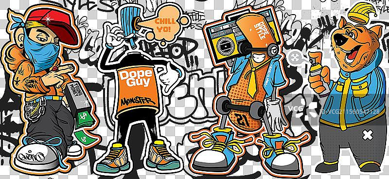 涂鸦角色图片素材