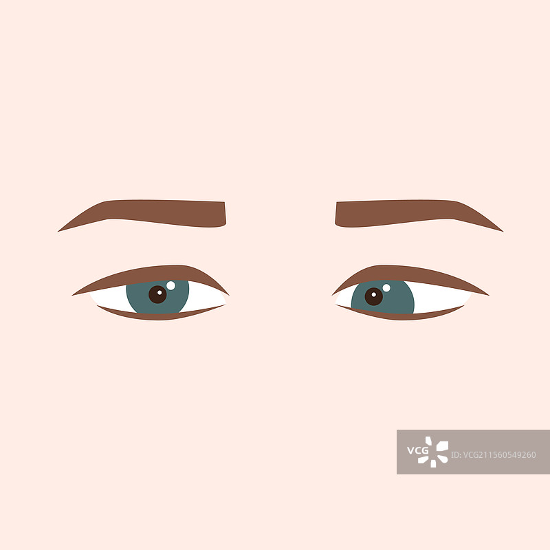 斜视、内斜视、弱视图片素材