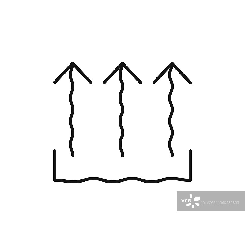 热量图标 简约细线图标图片素材