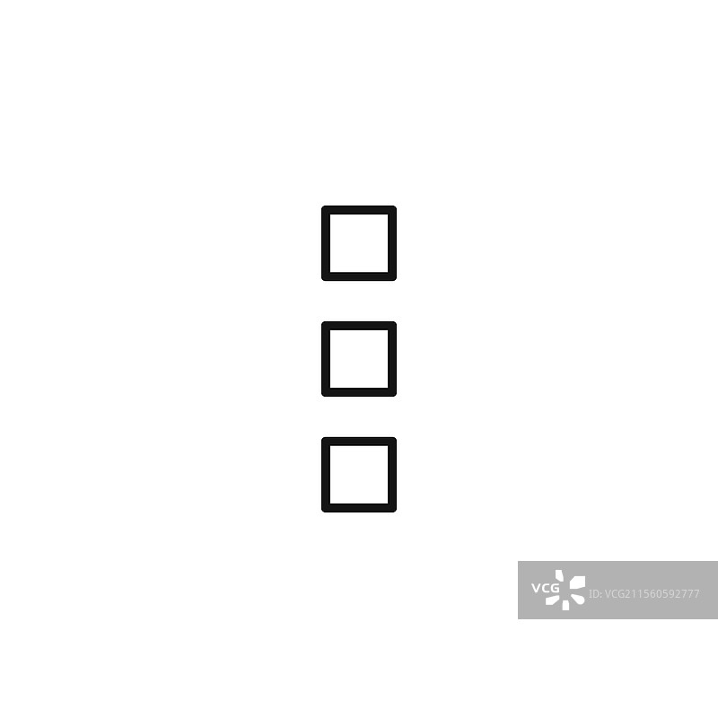 菜单点图标 简约细线图标图片素材