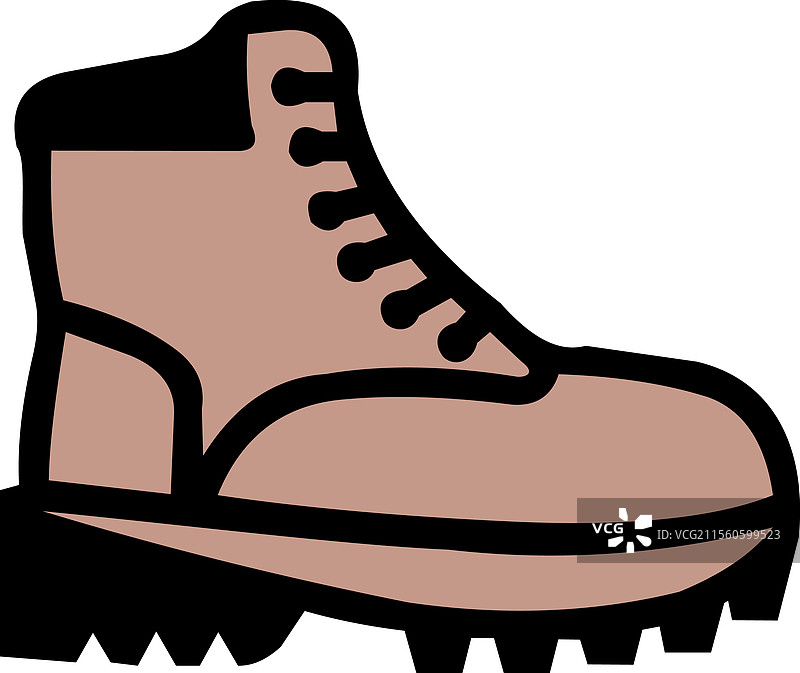 白色背景上的安全鞋图标03图片素材