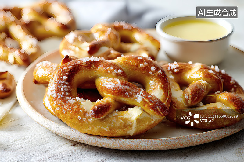 【AI数字艺术】香喷喷的椒盐脆饼图片素材
