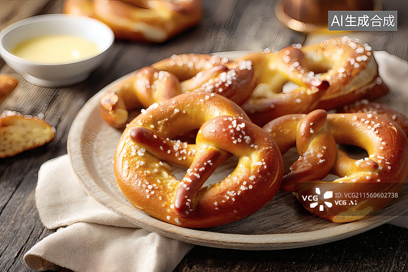 【AI数字艺术】香喷喷的椒盐脆饼图片素材