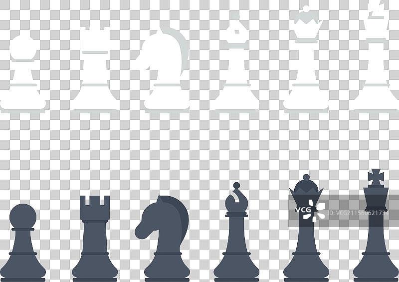 展示了一组经典的棋子收藏图片素材