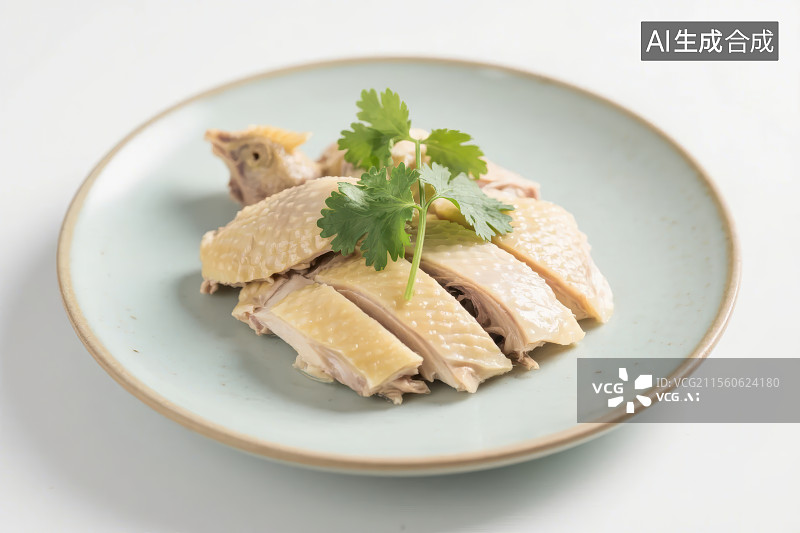【AI数字艺术】中餐美食白切鸡 白斩鸡图片素材
