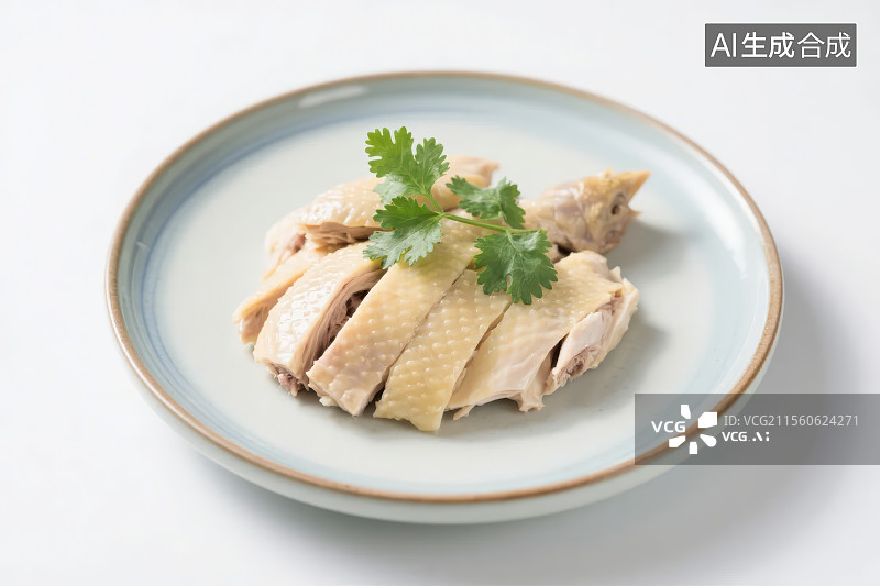 【AI数字艺术】中餐美食白切鸡 白斩鸡图片素材