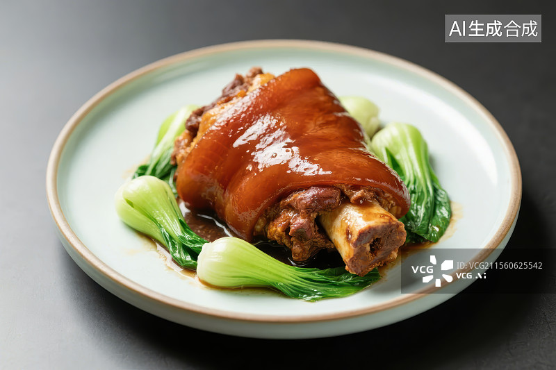 【AI数字艺术】中国传统美食 东坡肘子图片素材