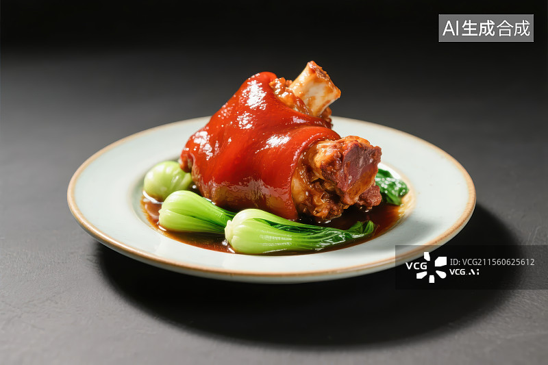 【AI数字艺术】中国传统美食 东坡肘子图片素材