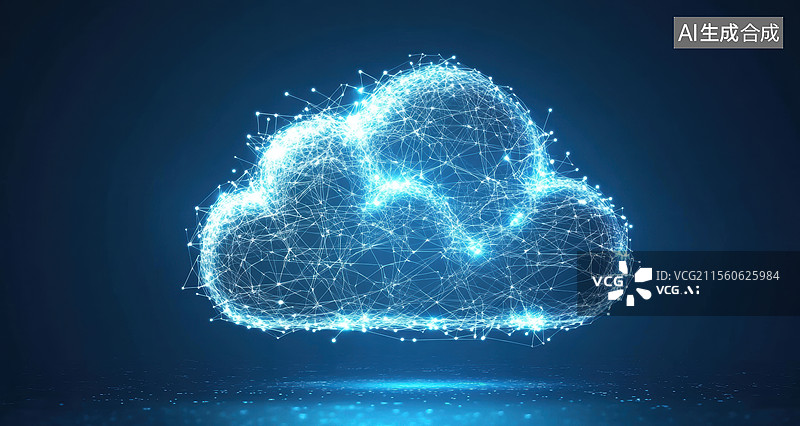 【AI数字艺术】蓝天白云飘逸之美图片素材