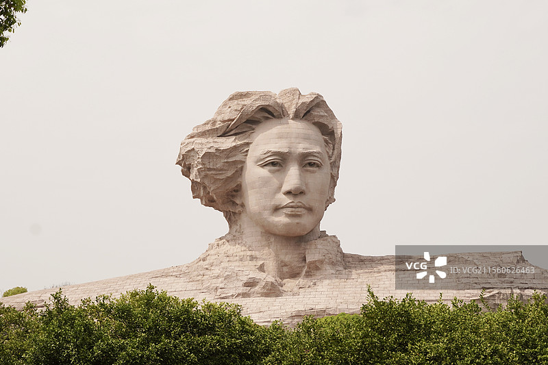 长沙橘子洲头图片素材