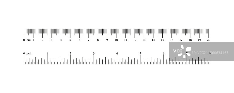 20厘米 8英寸带标记数字图片素材