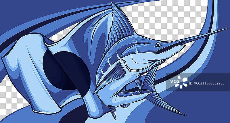 与日本的马林鱼图片素材