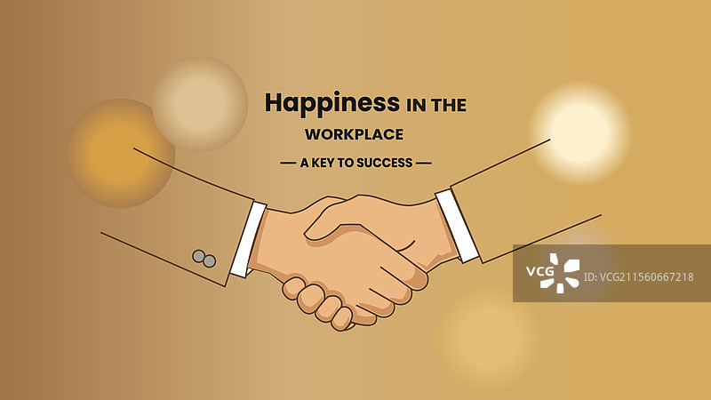 职场幸福是成功的关键图片素材