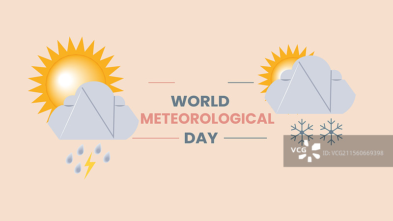 世界气象日天气元素图片素材