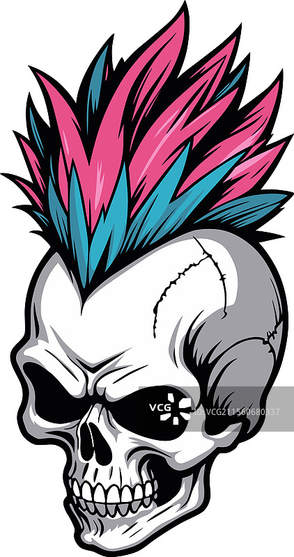 酷炫的骷髅图片素材