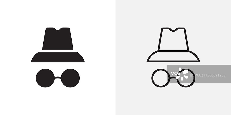 应用和用户界面设计的隐身图标包图片素材