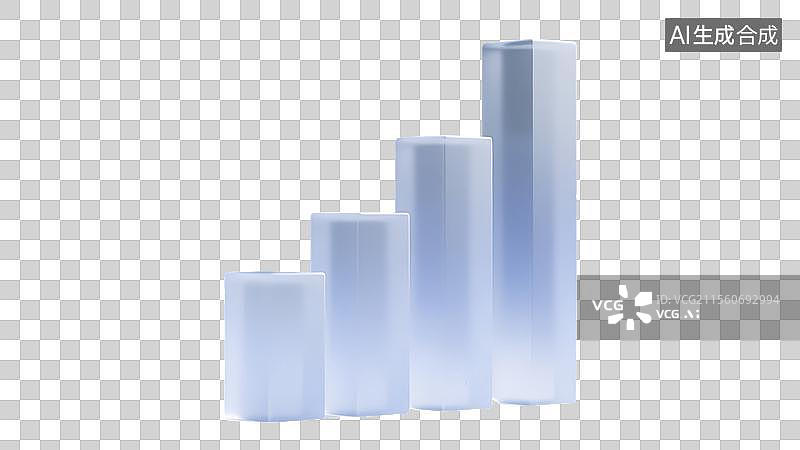 【AI数字艺术】柱状图数据图片素材