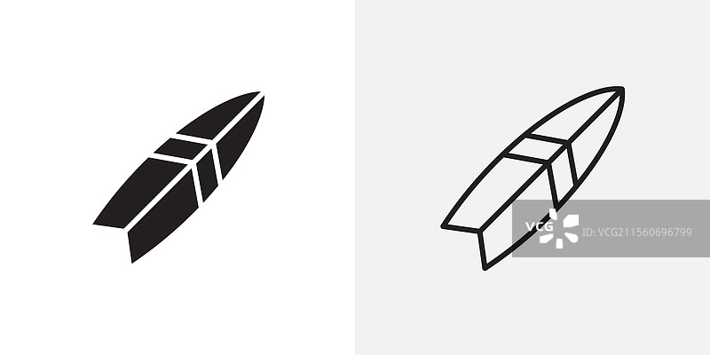 冲浪图标包，用于应用程序和用户界面设计图片素材