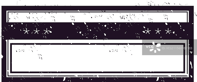 复古旅行邮票，带有邮戳模板图片素材