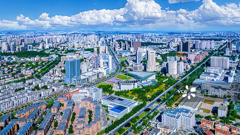 辽宁自货区大连片区金普新区金玛路图片素材