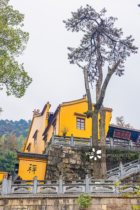 中国四大佛教名山九华山图片素材