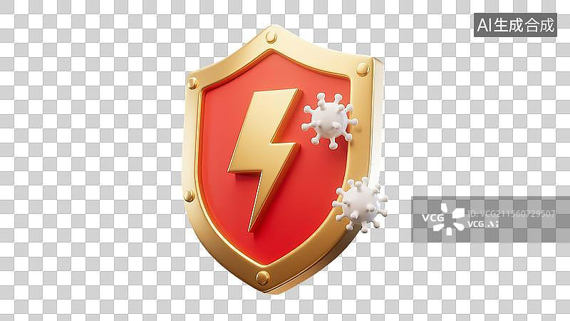 【AI数字艺术】防范病毒和医疗安全图片素材