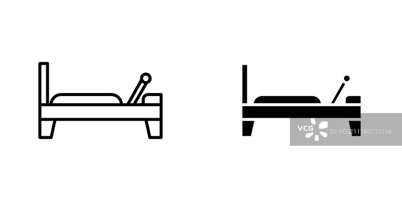 改革者图标集，填充和线条样式，背景为白色图片素材
