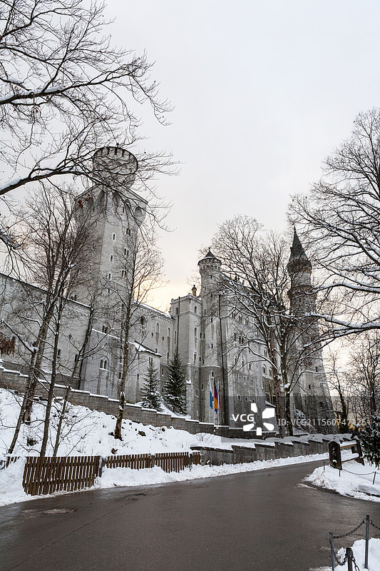 天鹅堡图片素材