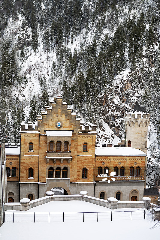 天鹅堡图片素材