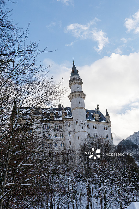 天鹅堡图片素材