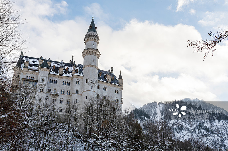 天鹅堡图片素材