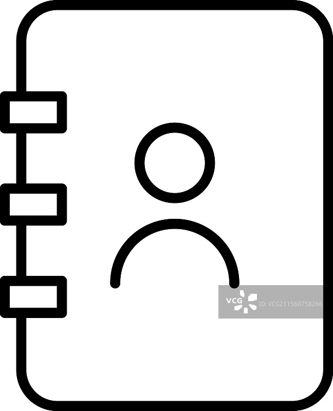 电话簿图标图片素材
