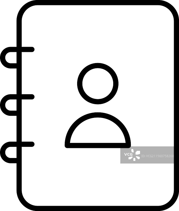 通讯录图标图片素材