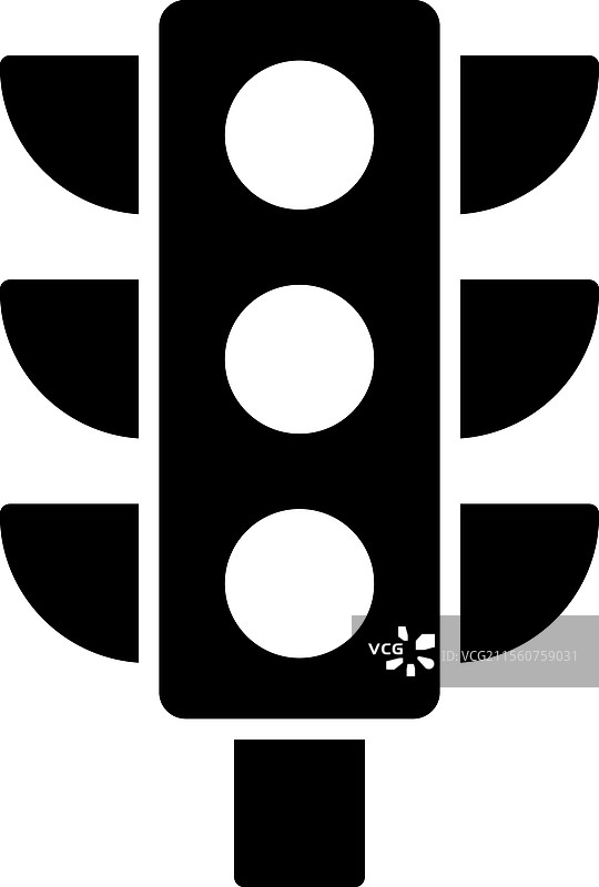 交通信号灯图标图片素材