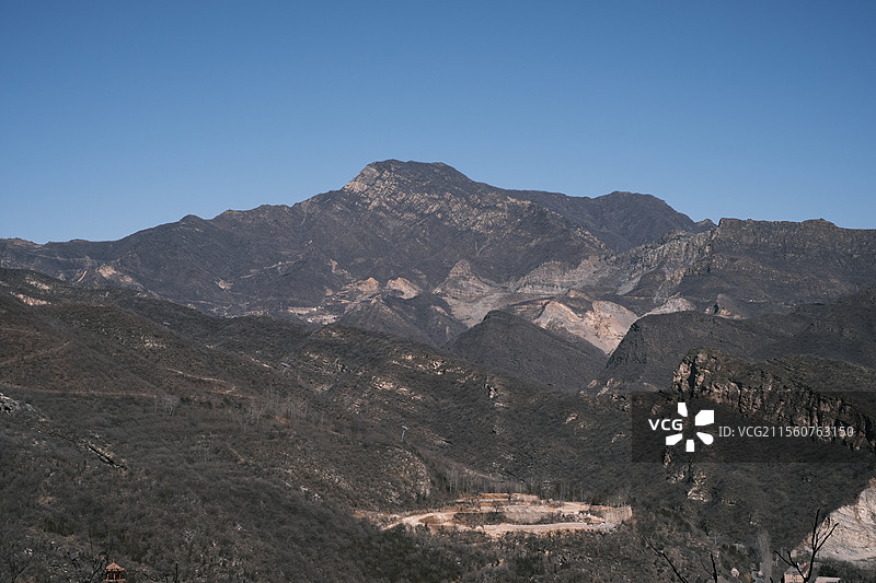 北京药师寺群山图片素材