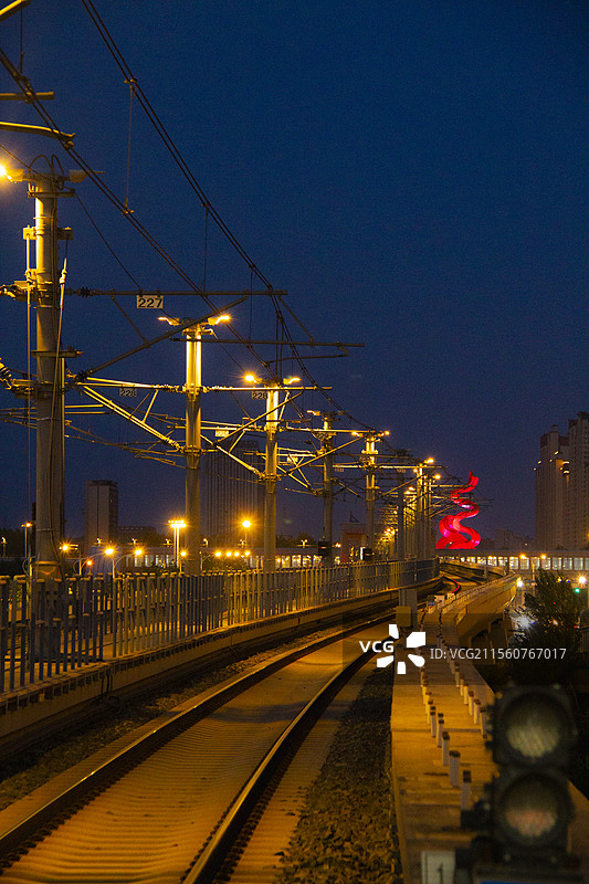 长春轻轨图片素材