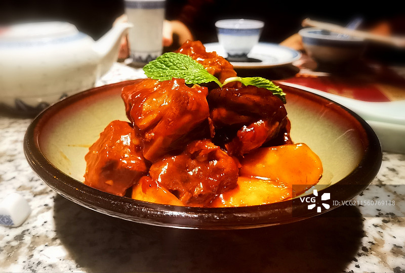 美食：糖醋排骨图片素材