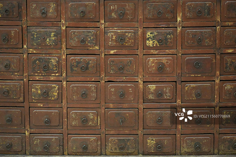 中药柜图片素材