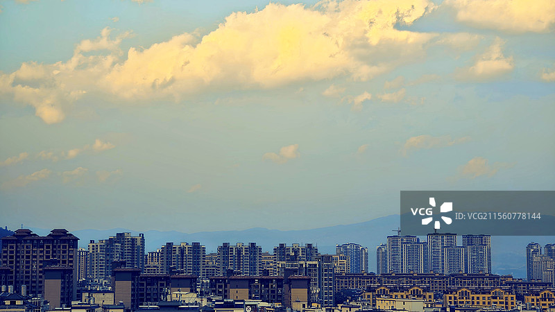 保山市隆阳区城市风光图片素材