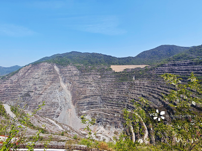 黄石国家矿山公园矿坑图片素材