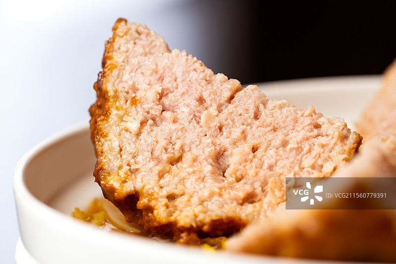 狮子头手工狮子头猪肉丸肉丸五花肉图片素材