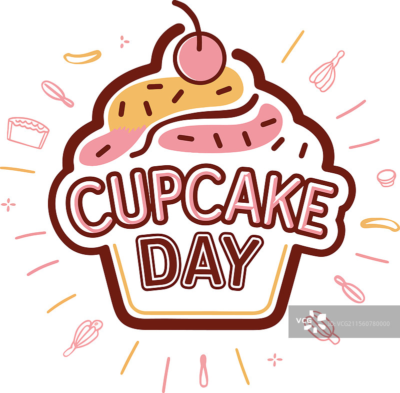 杯子蛋糕设计标志图标图片素材