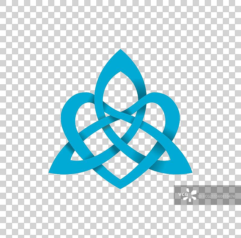 爱之三叉戟标志设计图片素材