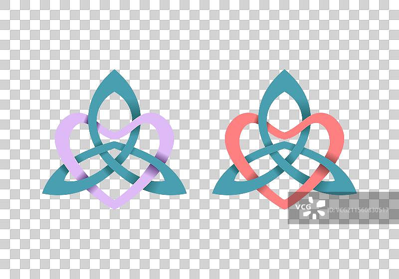 爱之三叉戟标志设计图片素材