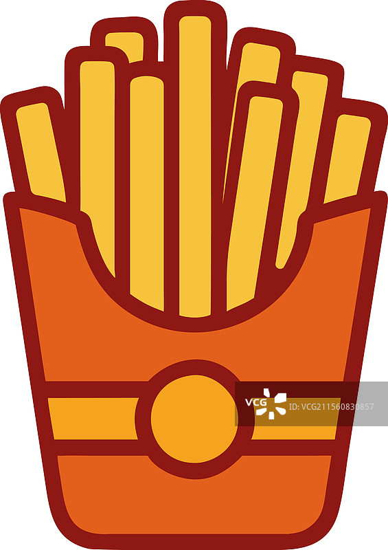 酥脆的快餐薯条图片素材