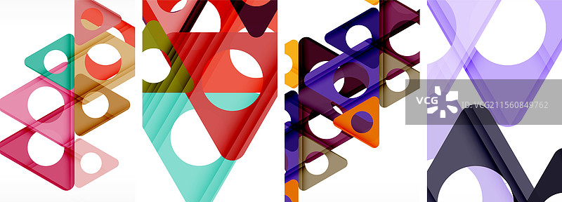 展示动态的抽象背景集图片素材