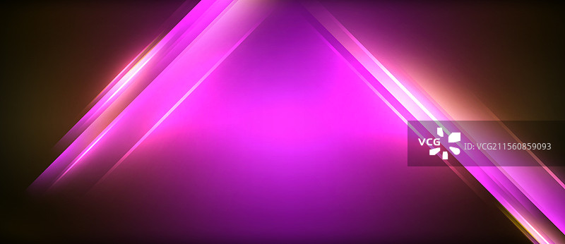 霓虹发光圆圈光线圆形线条图片素材