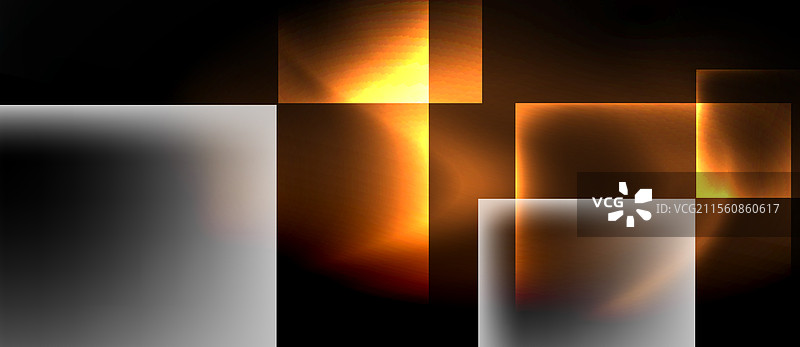 暗色霓虹色与玻璃方形图案图片素材