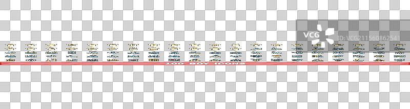 100个男孩图标集，彩色线条风格图片素材