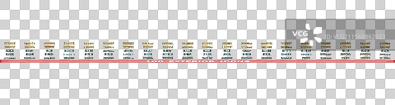 100个外部图标集，彩色线条风格图片素材